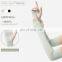 Unisex Cooling Fabric Sun Protection Custom Logo Cycling Arm Ice Sleeves With Thumb Hole