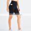 Customized Side Pockets Biker Shorts Crotchless Anti-slip Cycling Short Pants Workout Exercise Gym Wear Yoga Apparel For Women