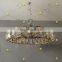 Zhongshan guzhen lighting factory design american design  luxury crystal k9 chandelier for living room