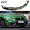 Labio delantera de fibra de carbono en estilo MP para el paragolpes del BMW F30 MT 2013 - 2018. Spoiler del paragolpes delantero de fibra de carbono para automóvil
