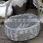 Eco-friendly fruit wood wicker flower basket