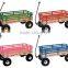 four wheel wooden baby cart, pull garden cart