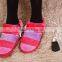 Indoor fancy warm soft electric usb heated slippers for women