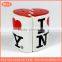 unique fashion fancy heart shape bride and groom salt and pepper shaker,porcelain custom logo shaker bottle