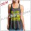 High quality fitness wear 100% cotton girls sports singlet                        
                                                Quality Choice