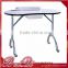 Super funtional double manicure table nail salon furniture nail manicure table price