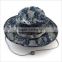 Alibaba wholesale custom high quality safari camo fishing hat
