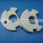 Engineering plastic cnc milling machining custom pa66 square hole bushing