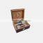 Luxury Wooden humidor Cigar set box with ashtray inside CY-L812