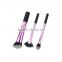 3Pcs/Set Private Label Makeup Cosmetic Brush Set Kit With Holder Include Sculpting Fan Setting Brush