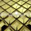 0.8" gold color cube stainless steel mosaic tile for metal mosaic home hotel villa wall decoration MI08 as mosaic wholesale