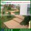 black/chocolate/redwood/teak/coffee color plastic composite deck board