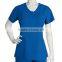 Wholesale New Style Fashion Grey's Anatomy Women's 2 Pocket V-Neck Solid Scrub Top/Hospital/Nurse Uniform Top