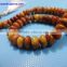 Yellow Calcite 116 cts 7 mm smooth beads 16 inch strand