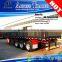 Hot sale double axles side wall open cargo transporting column board drop side semi trailer for sale