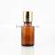 high quality glass amber bottle 15ml with samller dropper cap