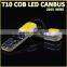 JUNHUA guangzhou Factory T10 Canbus No Error 2 COB 12 Chip LED Clearance Lights Super Bright W5W led Door Light Luggage Lights