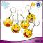 factory wholesale emoji face shape rubber creative gifts PVC souvenir custom keychain