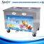 Fast-cooling evaporator frozen ice cream fried machine