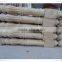 Red oak handrail roman round pillars for villa decor