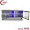 QIAOYI C1 blue light glass door undercounter chiller
