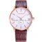 2016 New Brand Luxury Watches women and men Leather nylon Strap new Rose gold quartz watch clock