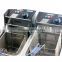 commercial kitchen equipment stainless steel 16L electric continuous fryer/deep chips fryer machine.