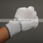 palm coated knitted gloves skidproof white nylon gloves