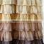 2016 fancy designs double swag shower curtain with valance                        
                                                Quality Choice
