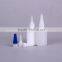 60ml white pe plastic super ahesive bottle packing