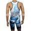 Wholesale Fashion Club New Sublimated Camo Wrestling Singlets for Men