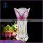 Super Quality clear straight tall crystal glass Flower Vase