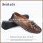 Wholesale casual cow leather ladies fancy flat moccasin loafers shoes for women