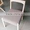 Modern design soft seat dining chair ash wood project chair, customized