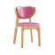 modern restaurant wood dining chair - fashion chair wood dinning chair with upholster