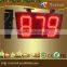 LED bus route sign 888 digits Red 7 segment semi-outdoor route 6'' display signage