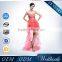 Organza peach color bridesmaid dress patterns for wedding