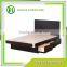 China Factory Modern Style Low Price Melamine Finished Panel Bed