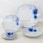 Italian cheap serving porcelain moon shape dinner sets plate