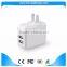 US/EU/UK/AU plug usb phone charger 5V 20w usb wall charger