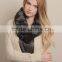 100% Acrylic Fashion Womens Knitted Neck Round Tribal Blanket Scarf