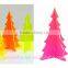 acrylic christmas mini christmas tree, spiral christmas tree