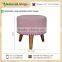 Aesthetic Design Wooden Foot Stool Cum Ottoman for Home Decoration