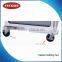 five layers food heated warmer cart with castor