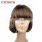 popular bob style synthetic hair xucahng ceres hair top beauty hot sale High quality Tangle free synthetic hair wigs with bangs