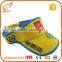 Embroidery Softtextile Visor Cap uv Protection Sun Visor Helmet Visor