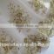 White bridal wedding dress french net lace fabric beaded lace fabric evening dress