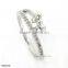 Five Anniversary Diamond Ring Antique Copper Split Rings For Women