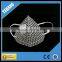 Grey spunlace nonwoven protective face mask with valve