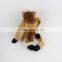 Creative Cartoon Stuffed Plush Naimal Style 15 cm Small Horse Fridge Magnet Toy Doll